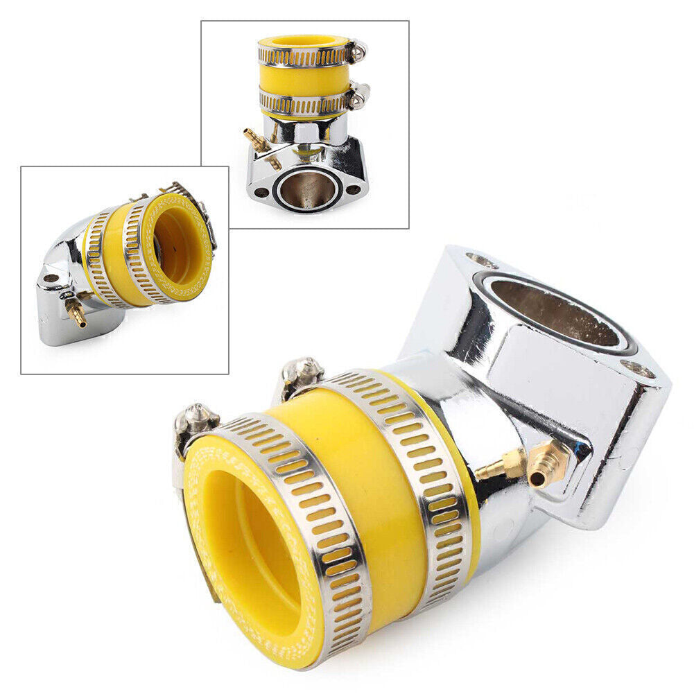 For GY6 150cc Scooter GoKart Performance Aluminum Gold Racing Intake Manifold