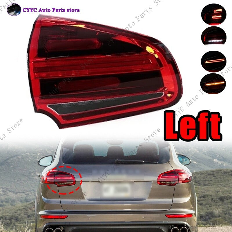 Left for Porsche for Cayenne 2015-2018 Tail Lamp LED Rear Tail Light Assembly