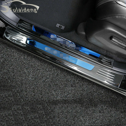 for Honda CR-V CRV 2017-2022 Black Car Door Sill Scuff Plate Guard Pedal Cover