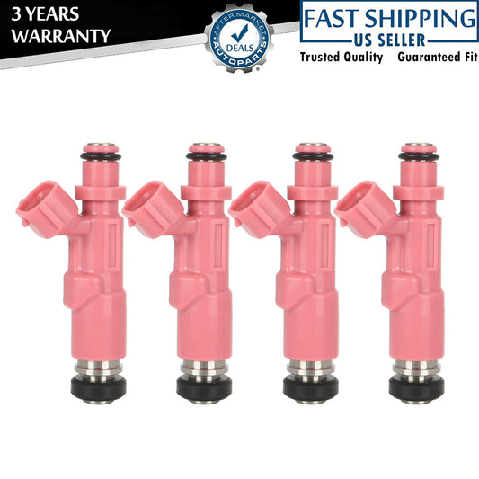 4X Fuel Injectors 23250-75080 for Toyota Tacoma 2.4L 2.7L 1999-2004 4Runner US