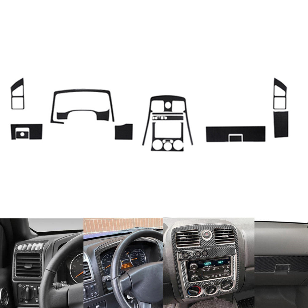 15X Carbon Fiber Front Dashboard(4WD) Cover For Colorado 2004-12/ for Canyon 2005-12