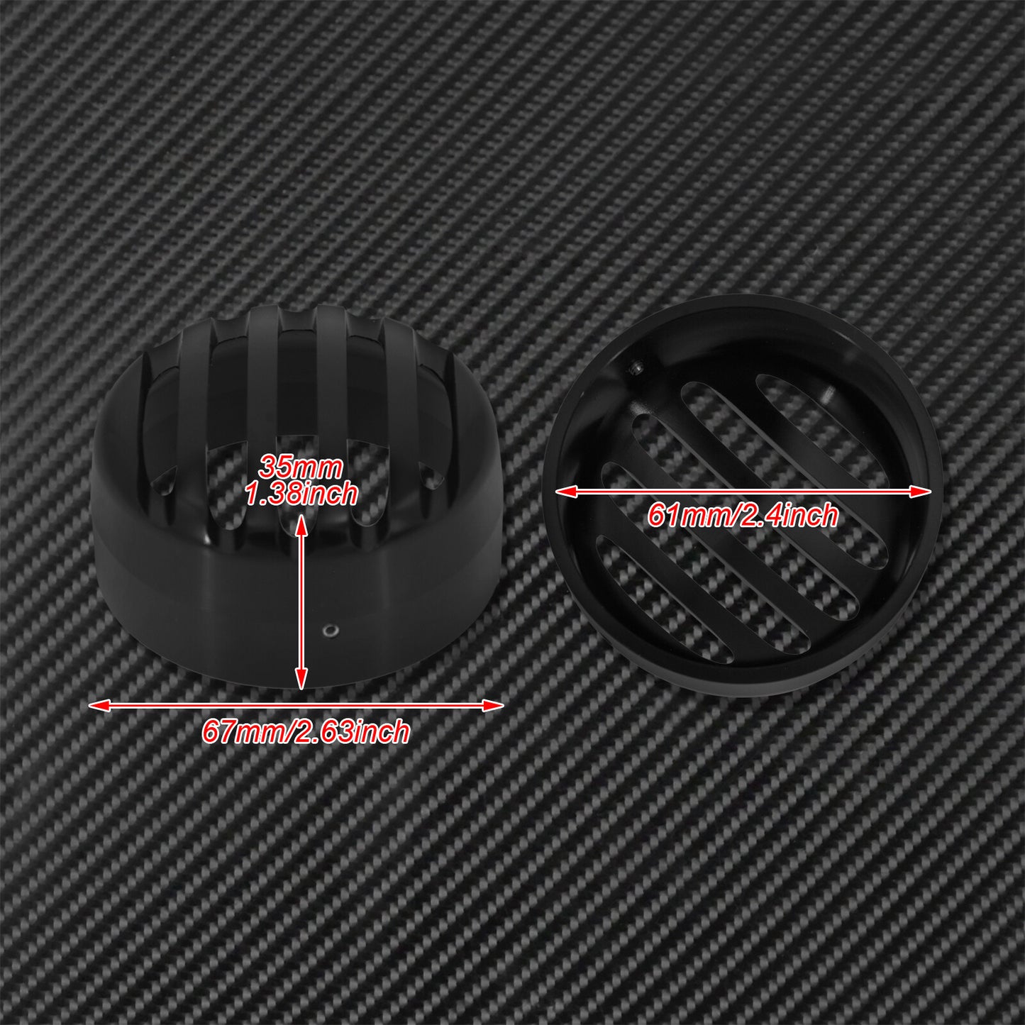 Motorcycle Black Front Turn Signal Grill Cover Fit for Harley Sportster 1992-20