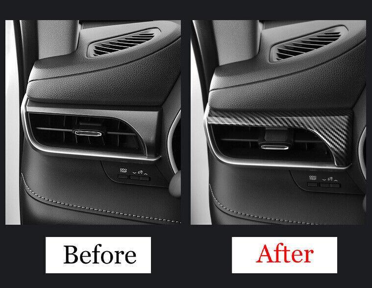 Carbon Fiber Center Console Dash Strip Trim 8¡±for Toyota Highlander 2020-2023
