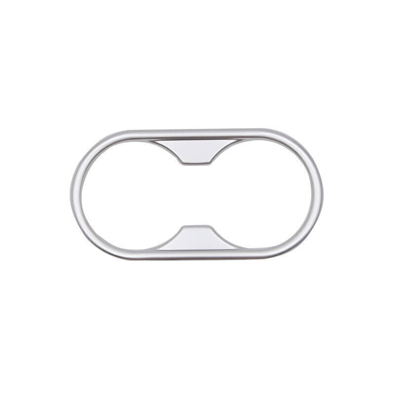 Fit for Audi A4 A5 2017-24 Matte Silver Inner Rear Water Cup Frame Cover Trim 1P
