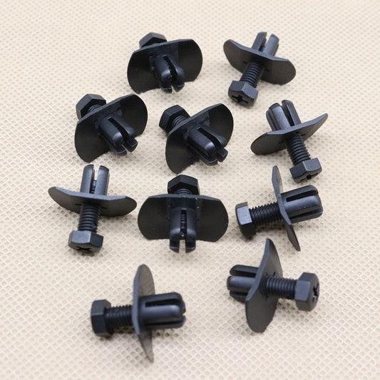 10 push-type retainer stud clamps suitable for Japanese general use, applicable to for Isuzu 63844D0100, 94221150