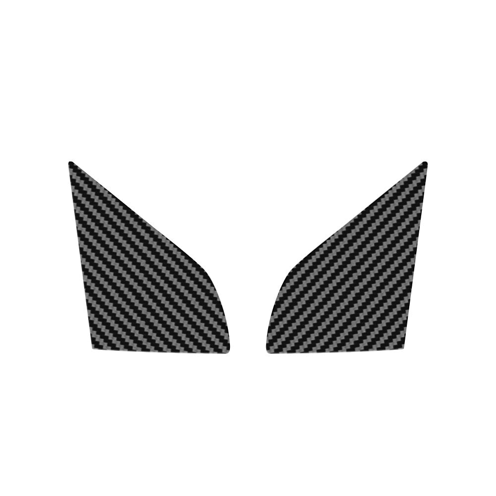 2X Carbon Fiber Interior Front A-Pillar Cover Trim for Mazda CX-9 2010-2015