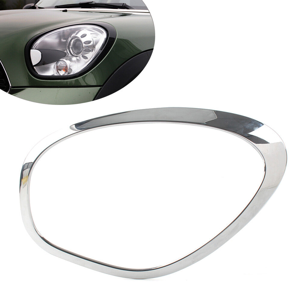 Car Front Headlight Ring Bezel Trim Surround Cover for BMW for Mini Cooper R60