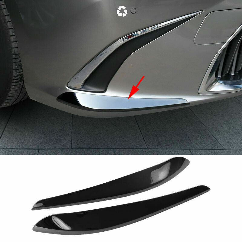 for Lexus ES350/300H/250 2019-2022 Black Front Bumper Corner Guard anti-rub Lip