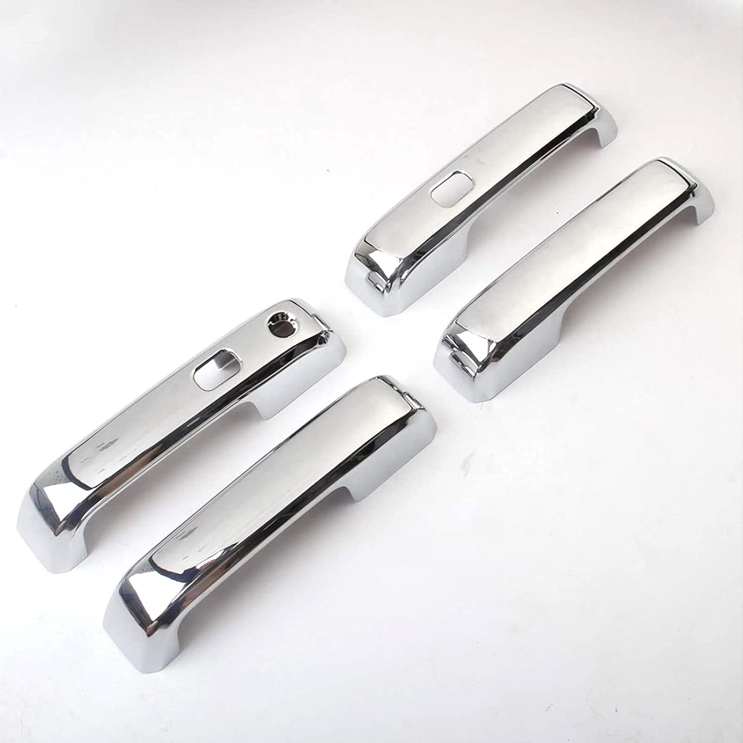For 2015-2020 for Ford F150 Chrome 4PC Door Handle Cover Cap W/O for Smart Keyhole 4pcs