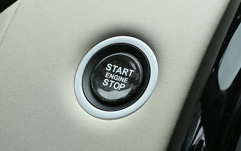 for Jaguar XJ 2010-2019 Car Start Button Ignition Overlay Repair Stickers Trim