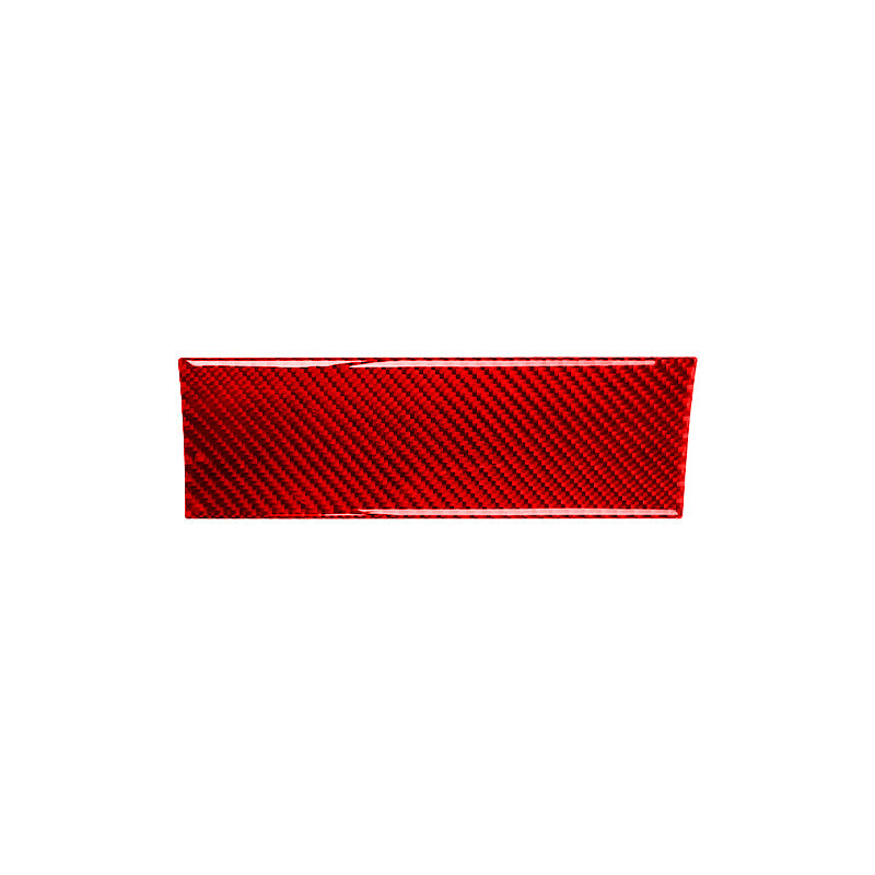 Red Carbon Fiber Center Radio Panel Control Cover Trim for Honda S2000 2004-2009