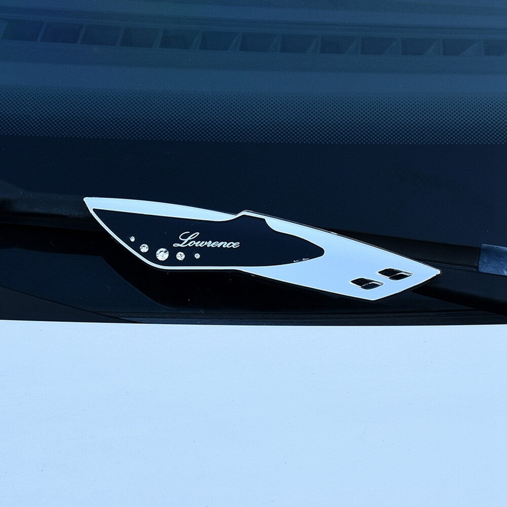 2x Black Car Windshield Wiper Stand Wiper Presser Wing Blade Pressure Tablets