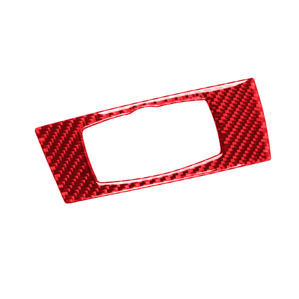 Red carbon fiber light control cover for BMW X5 E70 X6 E71 2008-13 type A