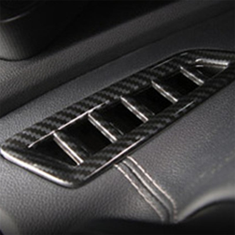 for Kia Sorento 2021-23 Carbon Fiber Dashboard Air Outlet Vent Frame Cover Trim