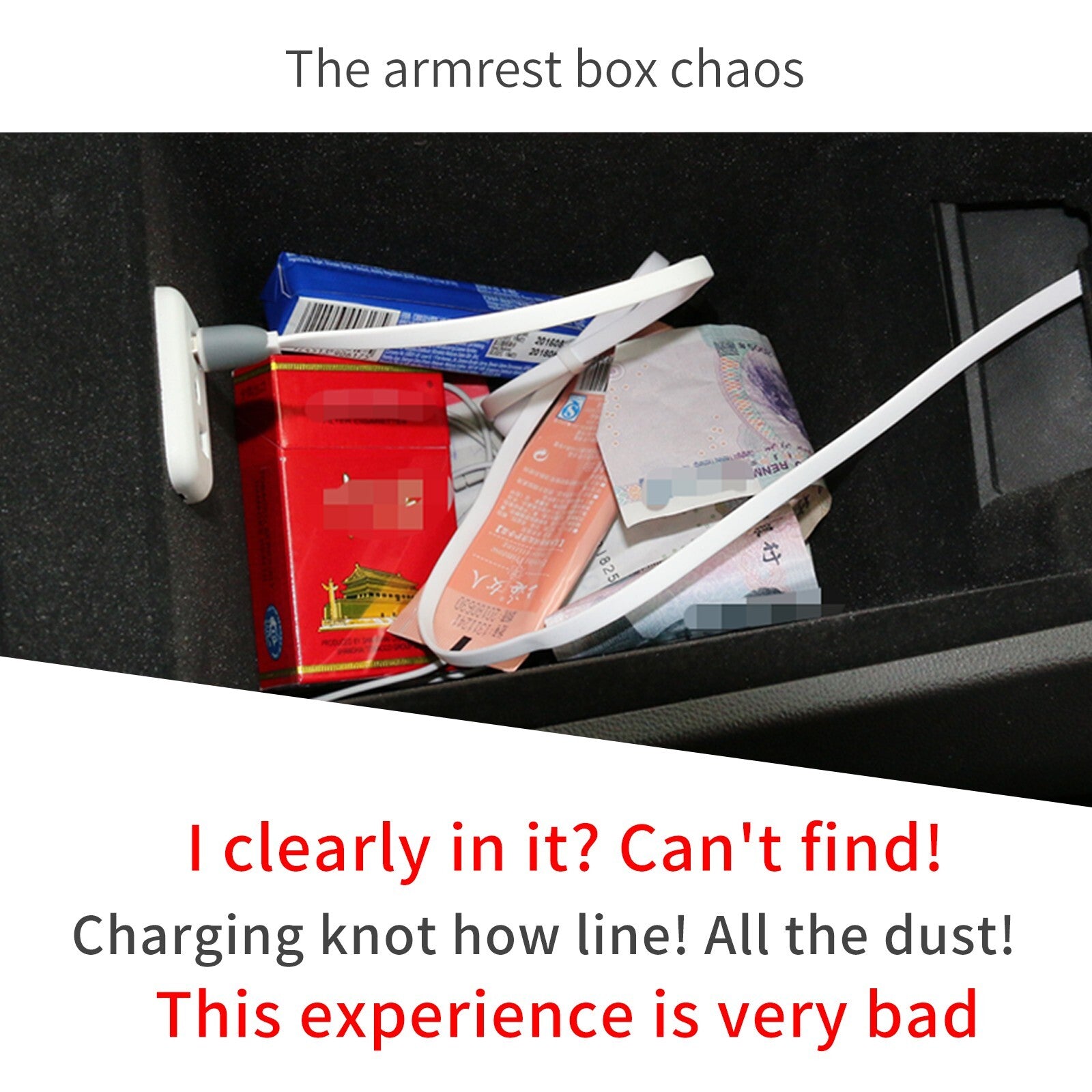for Toyota for Land Cruiser Prado 2024 J250 Center Console Armrest Storage Box Tray