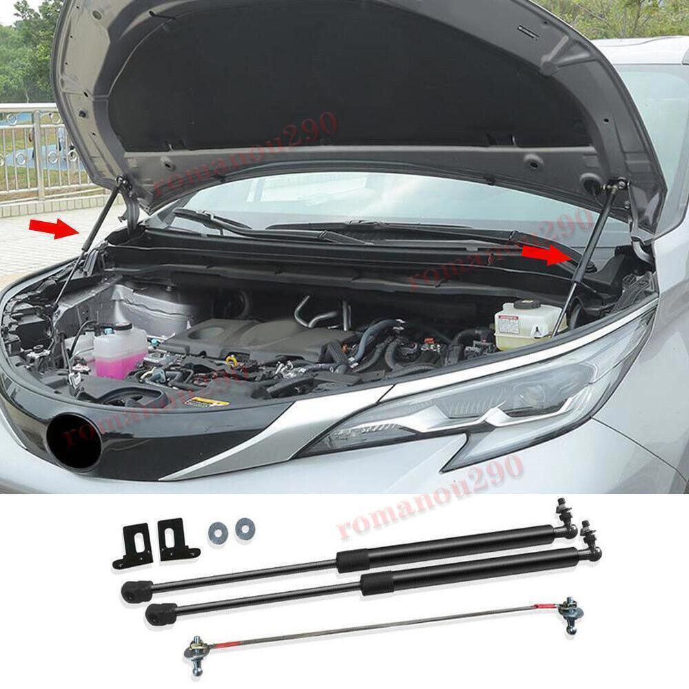 for Toyota for Sienna 2021-24 Stainless steel Front Hood Lift Support Shock Strut 2X