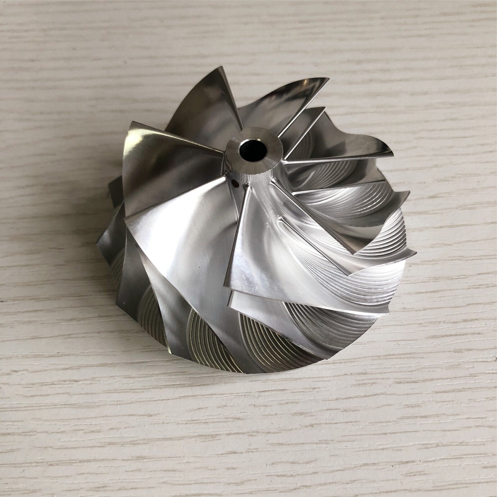 T04R 451470-0001 66.30/84.00 mm 7+7 Blade Turbocharger Billet Compressor Wheel