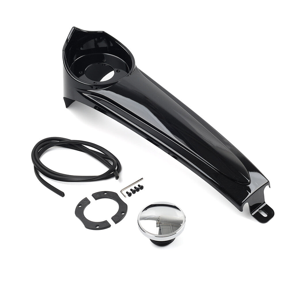 Stretched Dash Panel + Gas Tank Cap Cover Fits for Harley Electra Street Glide 86-07