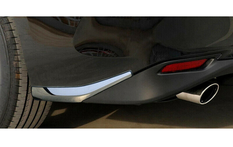 for Toyota for Camry 2018-2023 Chrome Rear Bumper Guard Side Spoiler Corner Covers