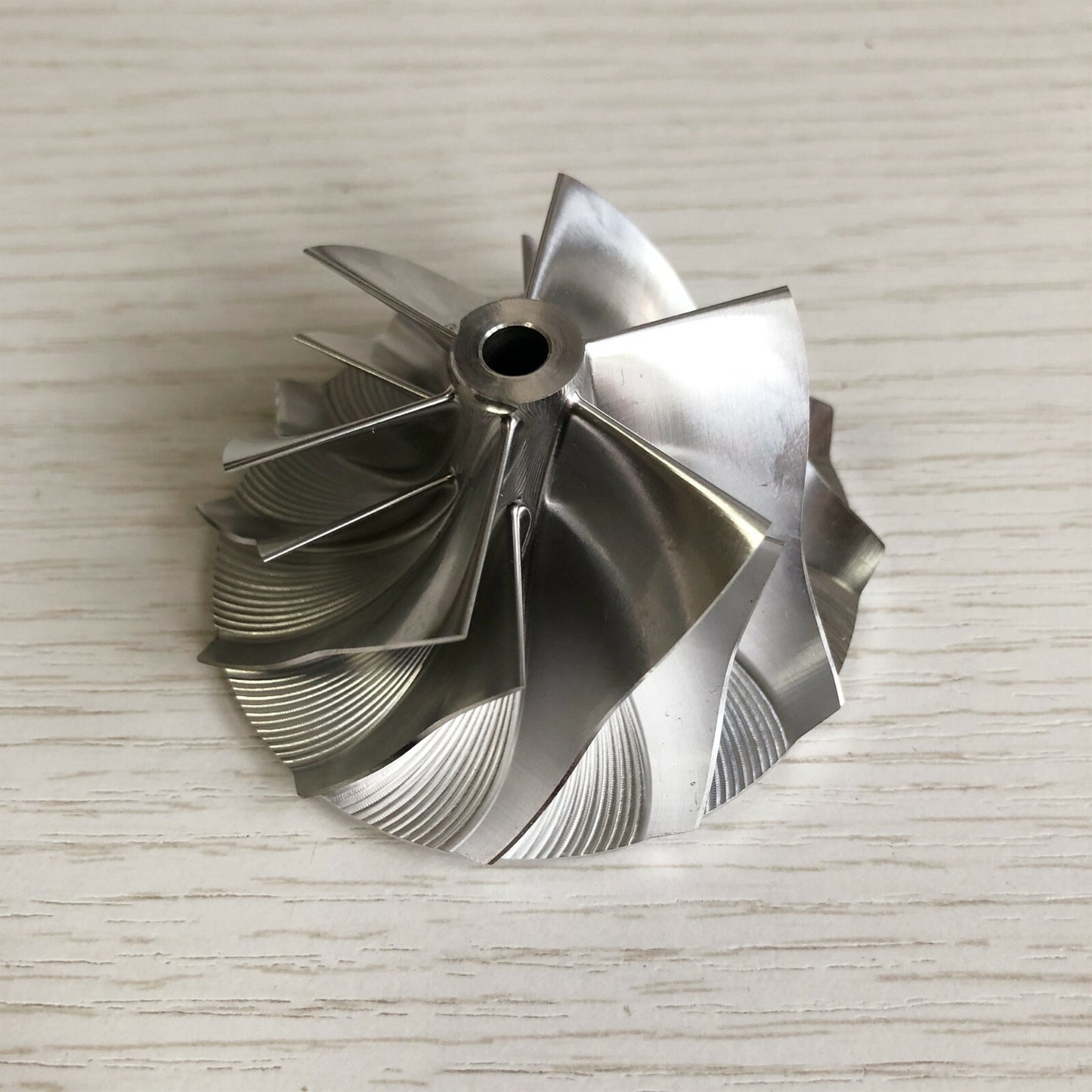 RHF5 47.00/60.50mm 6+6 blade reverse performance billet compressor wheel