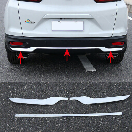 for Honda CR-V/CRV 2020-2022 Rear Bumper Reflector Cover Protector Trim Chrome3