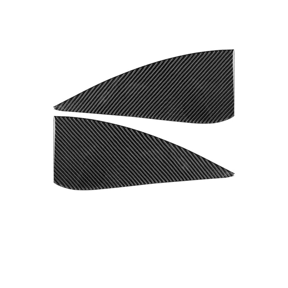 for Ford for Mustang Mach-E 2021-2022 2Pcs Dashboard Side Panel Trim Carbon Fiber