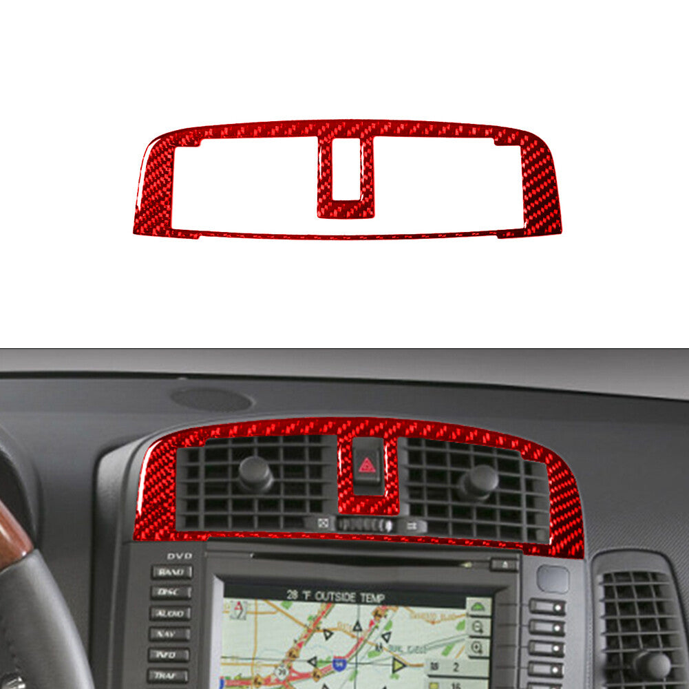 44x Red Carbon Fiber Interior Full Set Cover Trim Kit for Cadillac CTS 2003-2007