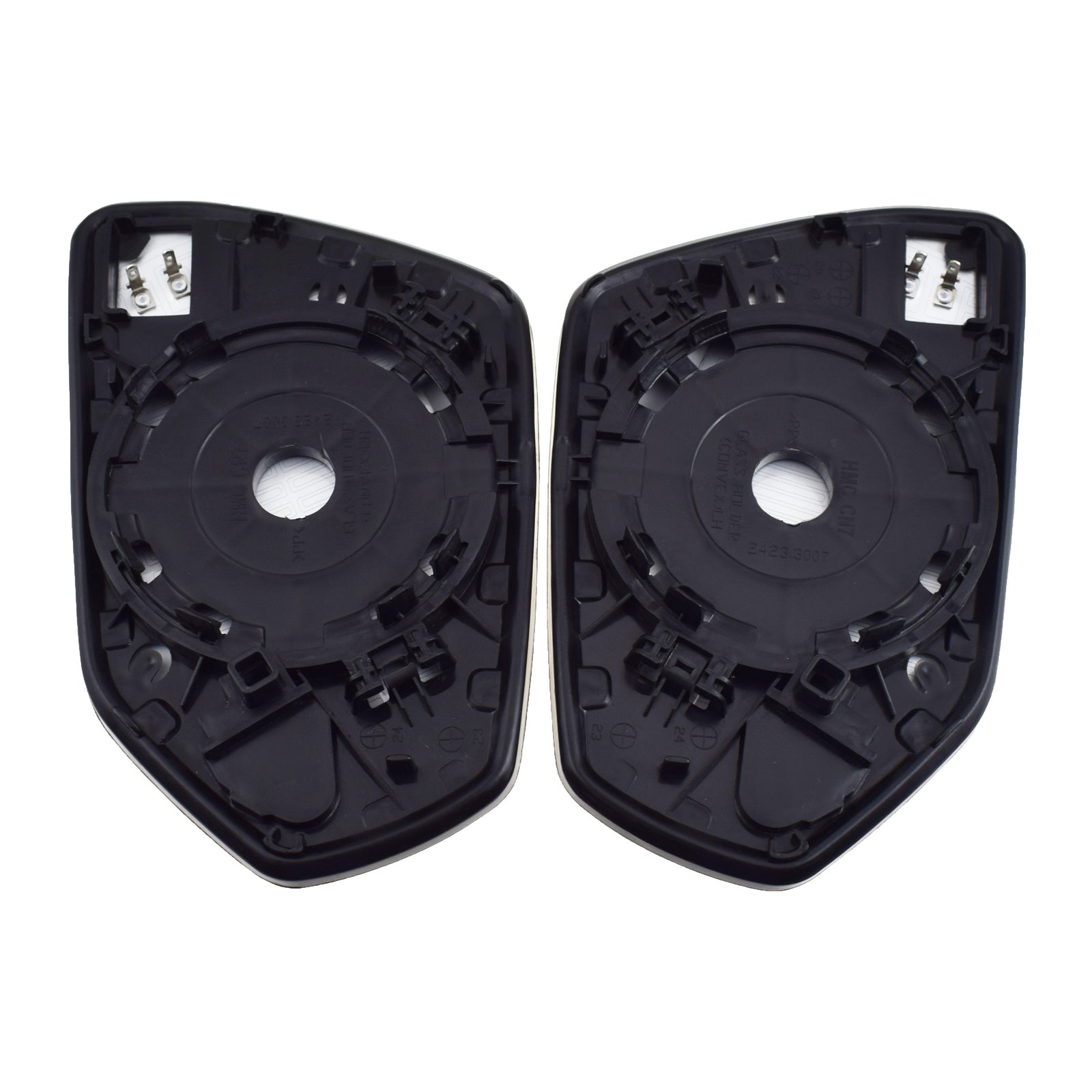 2Pcs Left Right Side Heated Mirror Glass W/ Back for Hyundai for Elantra 2020-2023