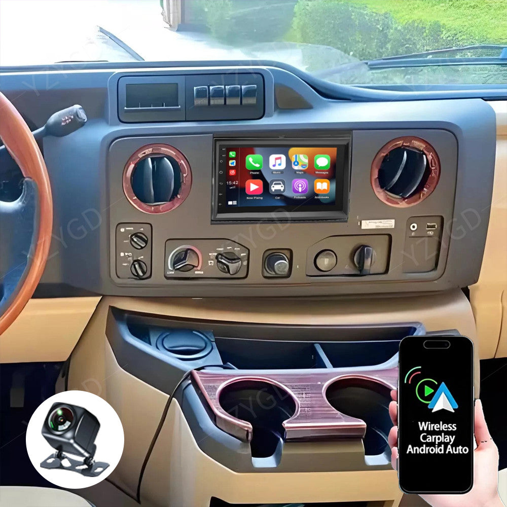 for Ford E-250/E-350 2009-2014 Stereo Android Auto Carplay Car Radio GPS Screen