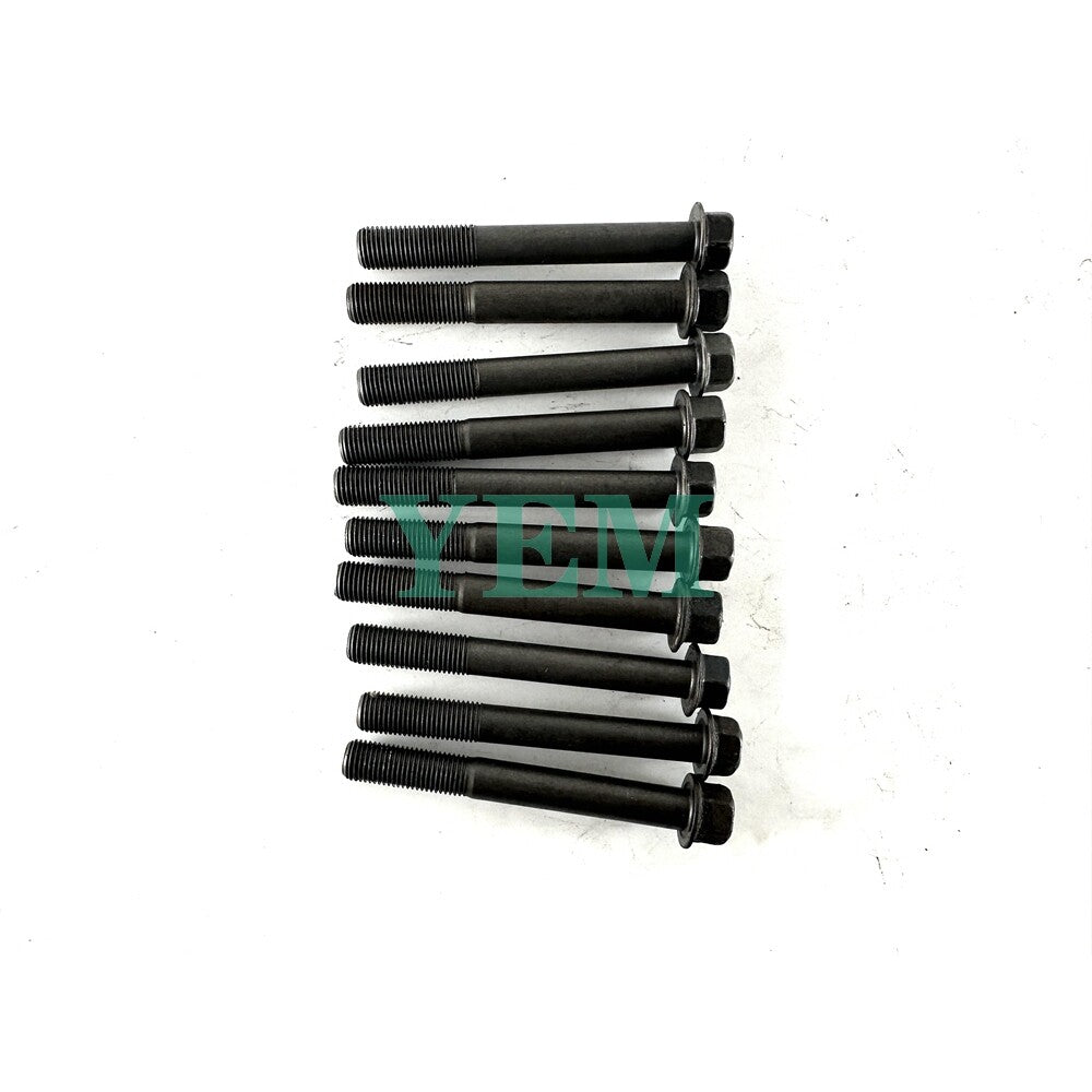1 Set Engine Head Bolt 10pcs for Volvo D38 Diesel Engine D38 Cylinder Head Bolt