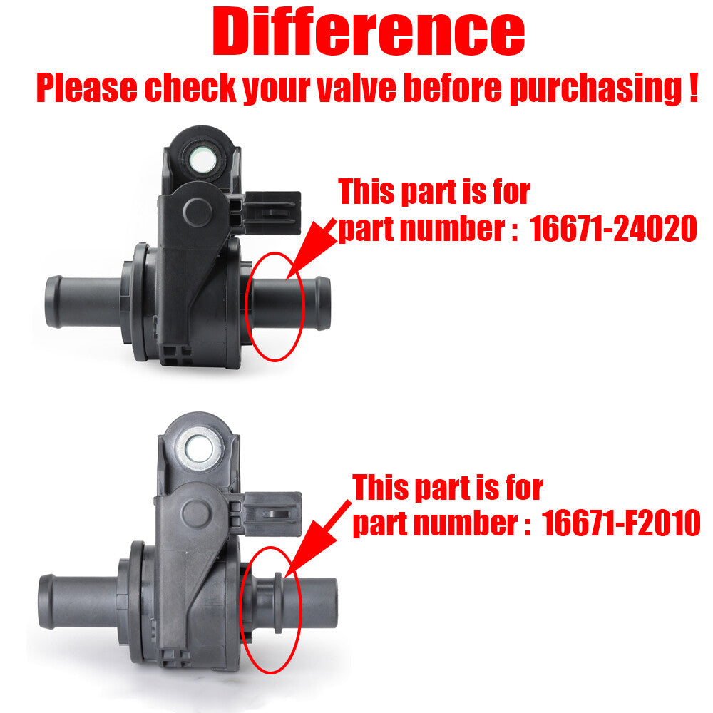 1PC 16671-F2010 Coolant Flow Control Valve for Toyota for COROLLA 2.0L 2020-2023