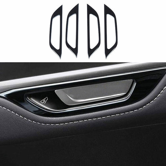 Black Titanium Inner Side Door Handle Frame Trim for Lexus NX250 350 2022-2023