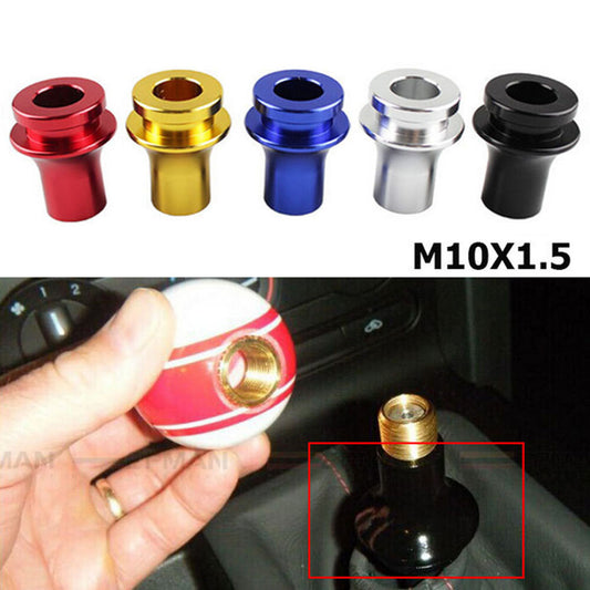 M10X1.5 Thread Shift Knob Boot Retainer Adapter Manual Gear Shifter for Honda