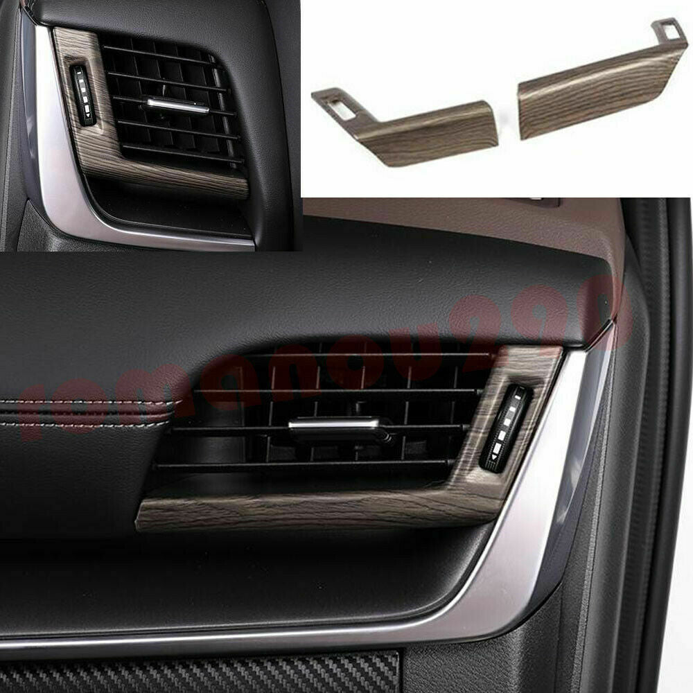 9 for Nissan Rogue 2021-2023 Wood Grain ABS Inner Dashboard Decor Kit Cover Trim