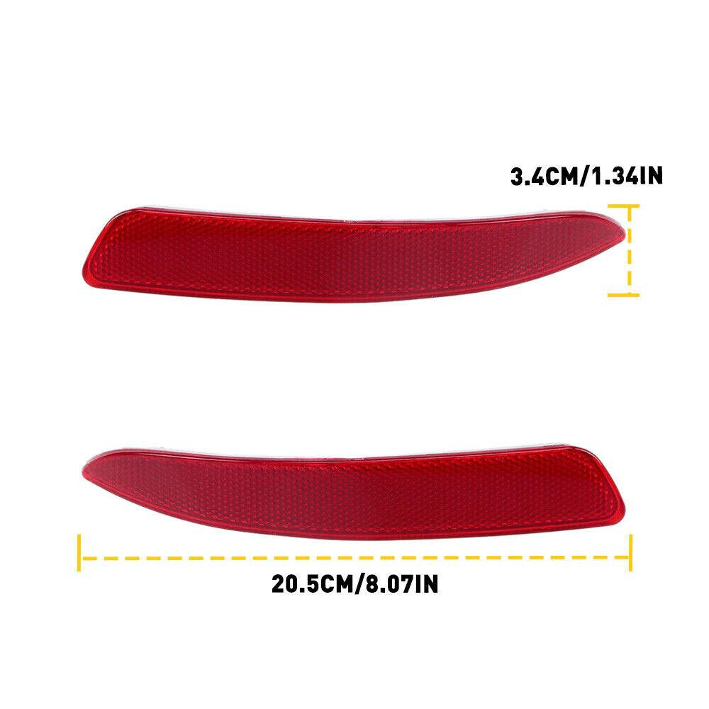 Rear bumper reflector light (left), model number 63217158949, suitable for BMW X5 E70 3.0si 4.8i (2007-2013).