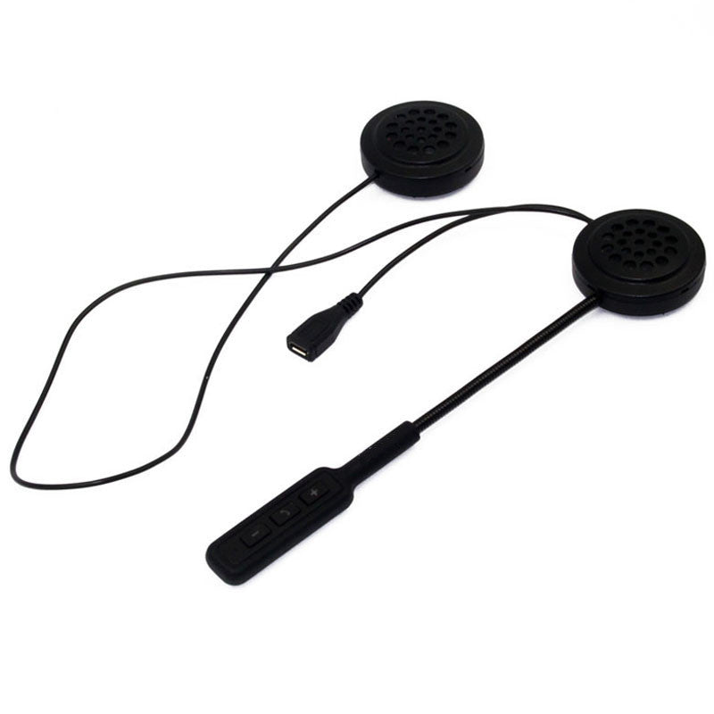 Wireless Bluetooth Microphone Motorbike Intercom Helmet Headset Hands- Motor