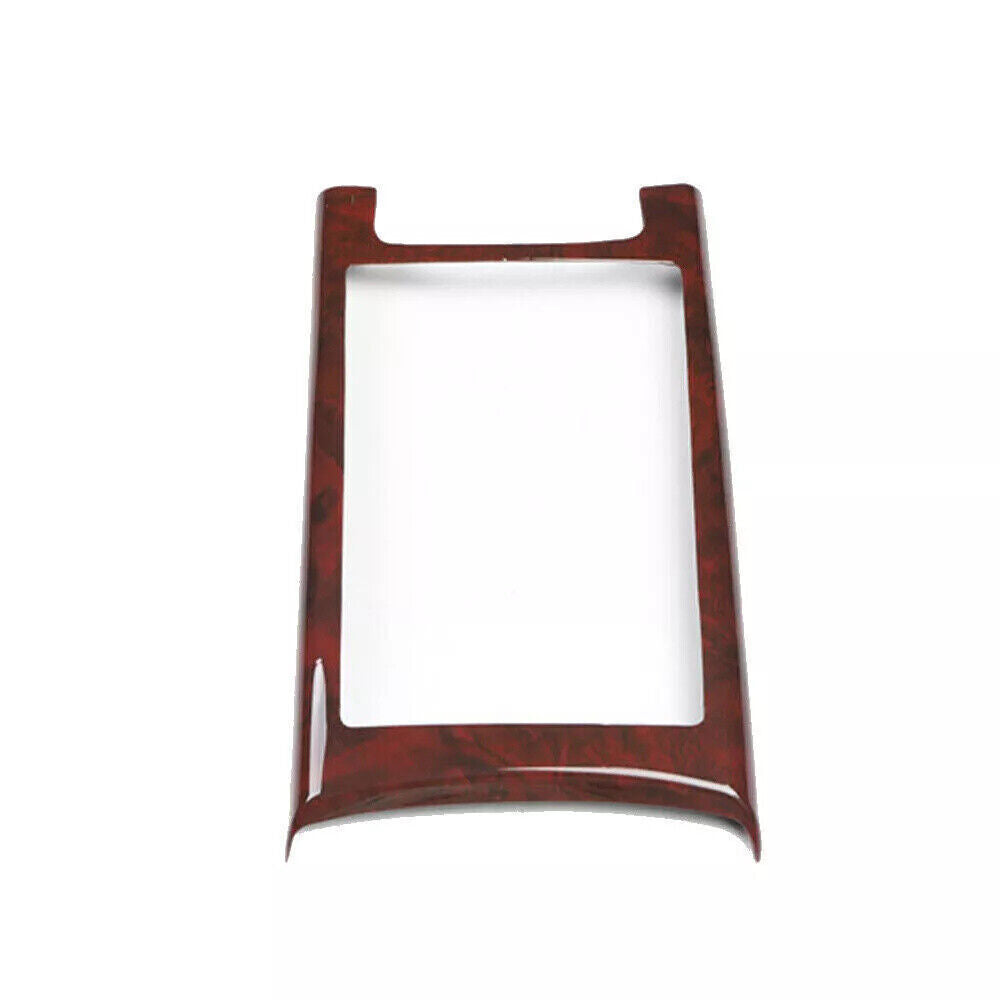 for Audi A6 2008-2011 Brown Wood Grain Gear Water Cup Holder Frame Cover Trim 1P