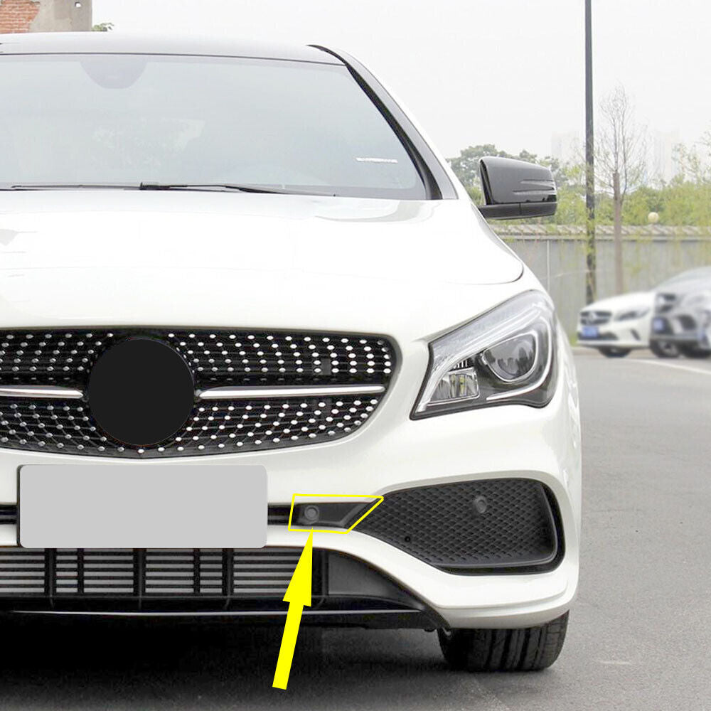 Pair Front Bumper Lower Cover Panel Fit for Mercedes C117 CLA250 2017 2018 2019