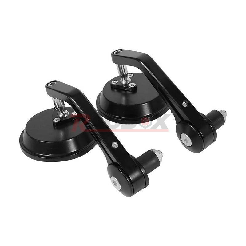 Round Motorcycle 7/8 Bar End Mirrors Fit for Honda for Suzuki for Kawasaki Cafe Racer