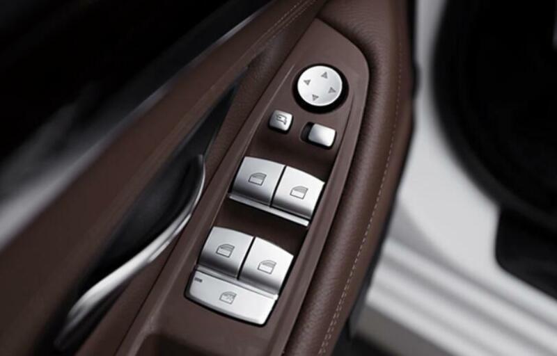 for BMW X3 G01 X4 2018-2021 ABS Silver Window Lock Lift Panel Trim Decoration