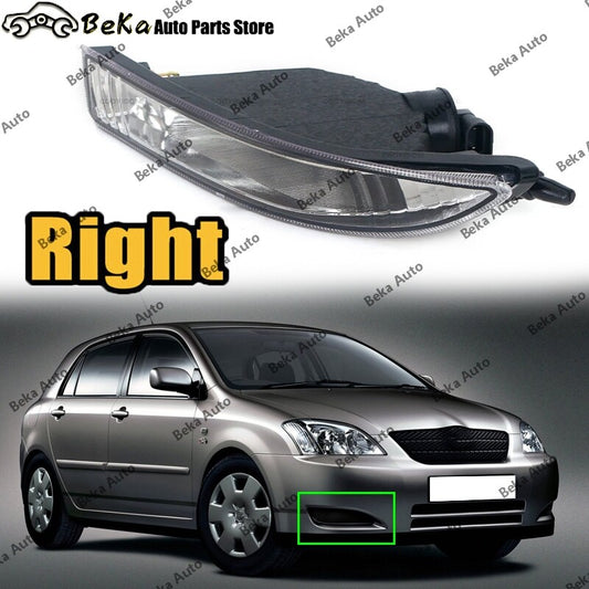 Front bumper fog light with bulbs for Toyota for Corolla Kombi Limo E12 2001-2004