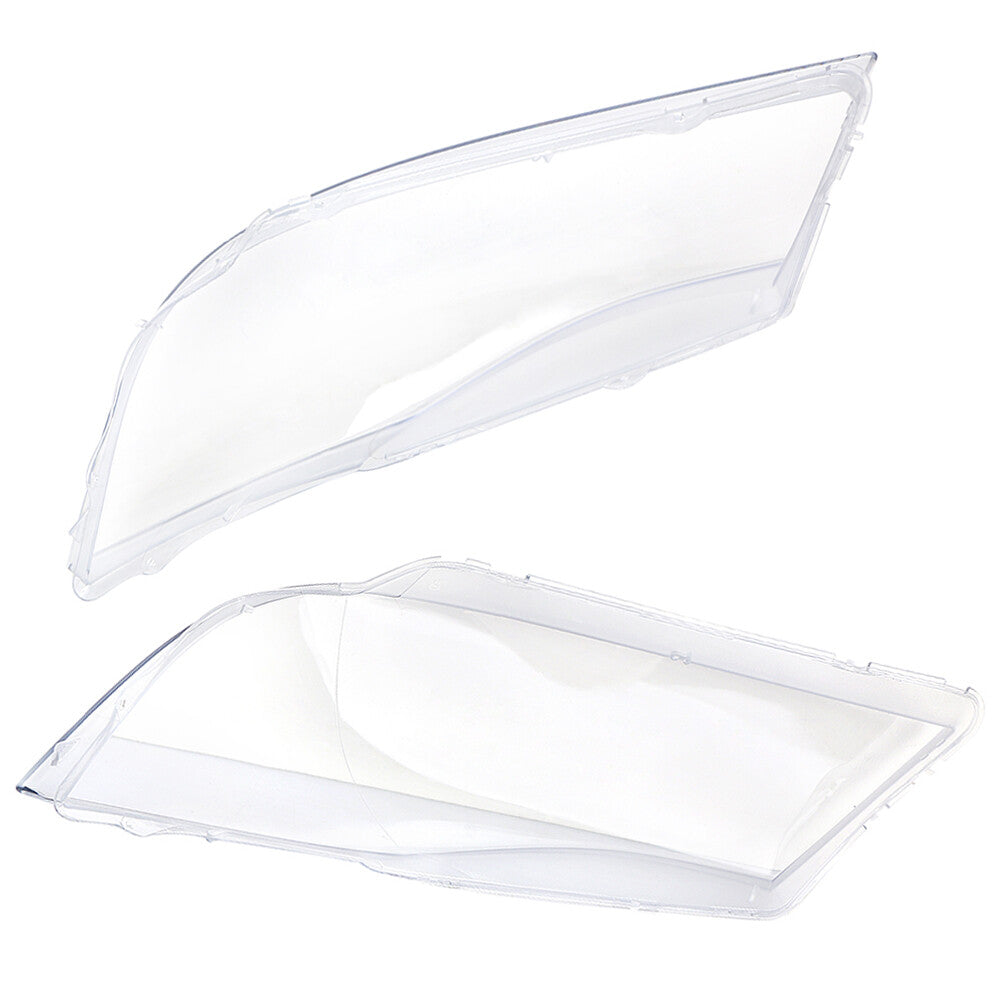 Transparent left and right headlight lens cover protective case for BMW 3 Series E90 2006-2012