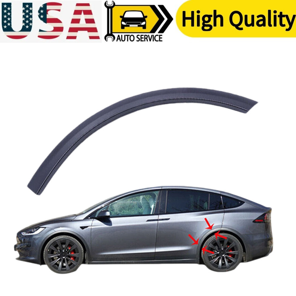 For 2016-2023 Model X Rear Left Wheel Arch Door Cladding Molding 104589000E