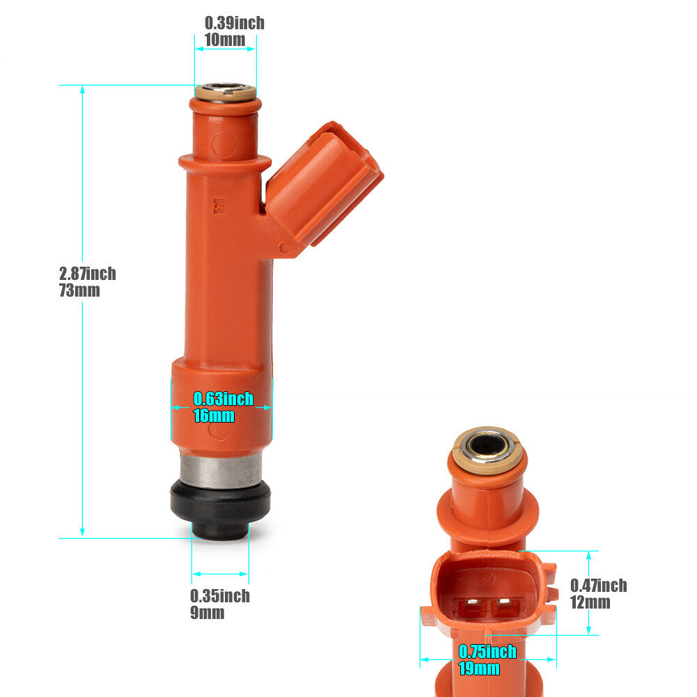 4-piece high-performance fuel connector for 1ZZ and 2ZZ 850CC 1001-87F90