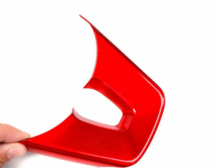 Car Inner Steering Wheel U Type Cover Trim Fit for Kia Seltos 20-22 Bright Red