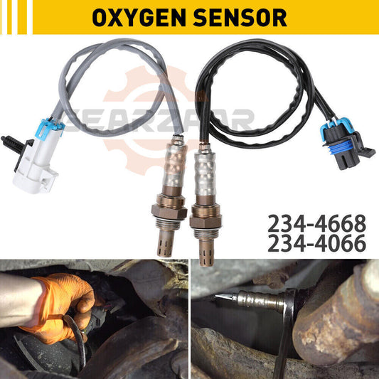 2Pcs Oxygen Sensor O2 Upstream +Downstream Set For 2006-2011 for Chevrolet HHR 2.2L