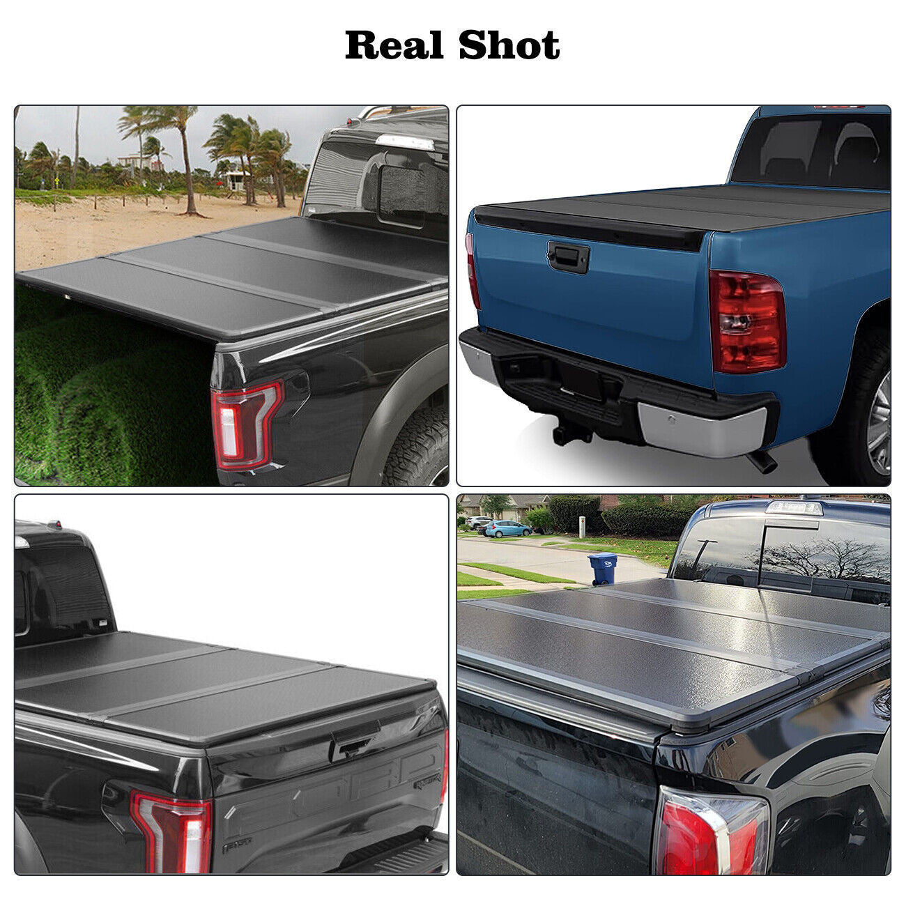 5FT Hard Tri-Fold Tonneau Cover Truck Bed For 2024-2025 for Toyota Tacoma SY