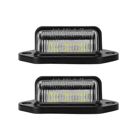 2Pcs Super Brightness 6-LED Number License Plate Light Step/Door Light Lamp