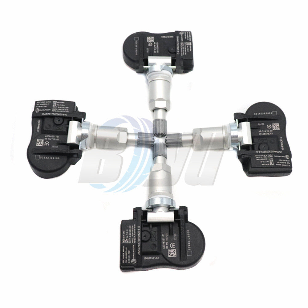 New TPMS Tire Pressure Monitoring Sensor Kit (4 pieces) Suitable for Hyundai for Kia 52933-D9100