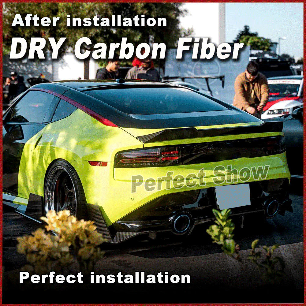 Fit for Nissan Z 400Z Z34 2023+ DRY Carbon Fiber Rear Trunk Lid Spoiler Wing Lip